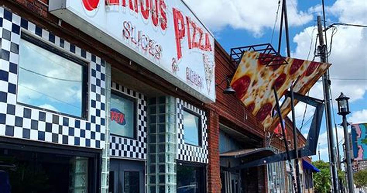 Visiting Serious Pizza in Dallas Menu Hours Sizing And