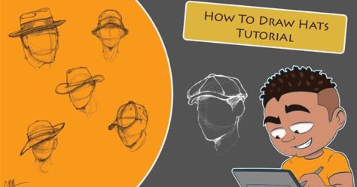 Visual Breakdown How to Draw a Hat in 5 Clean