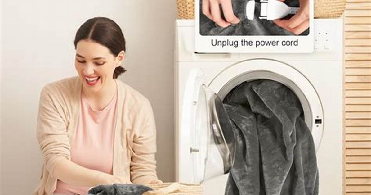 Washing Machine Vs. Heated Blanket: Step-by-Step Proof You Can Wash It Without Ruining It