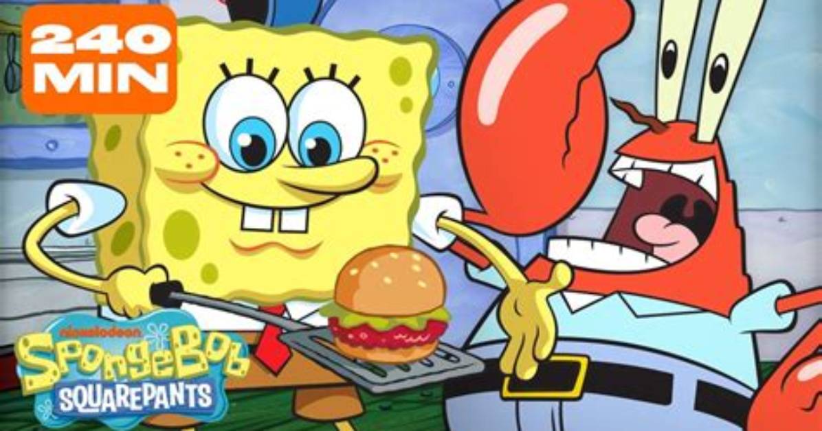 Watching Spongebob Work for 4 Hours the Visual Proof of Cartoon