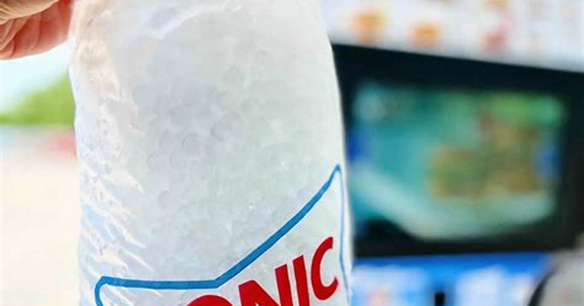 We Tested Sonic Ice Bags Real Sizes Prices and How Well It Freezes At