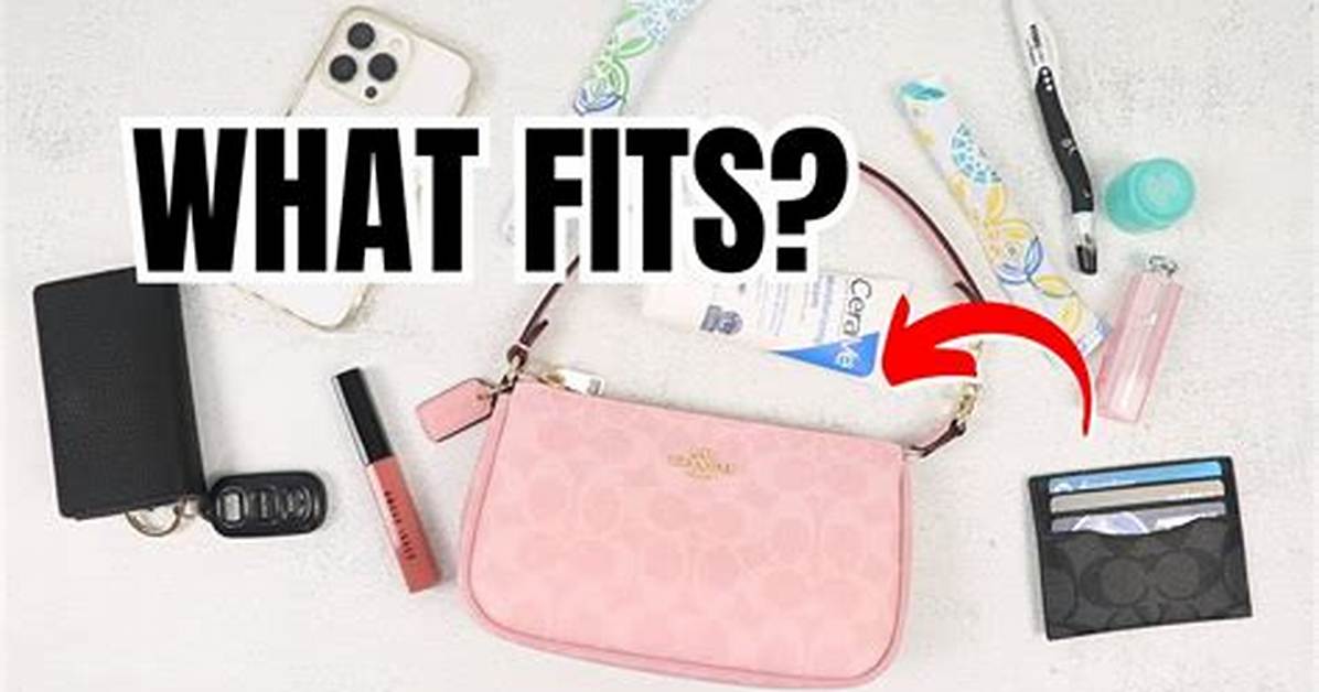 What Actually Fits in the Coach Mini Laurel Real Capacity Fit