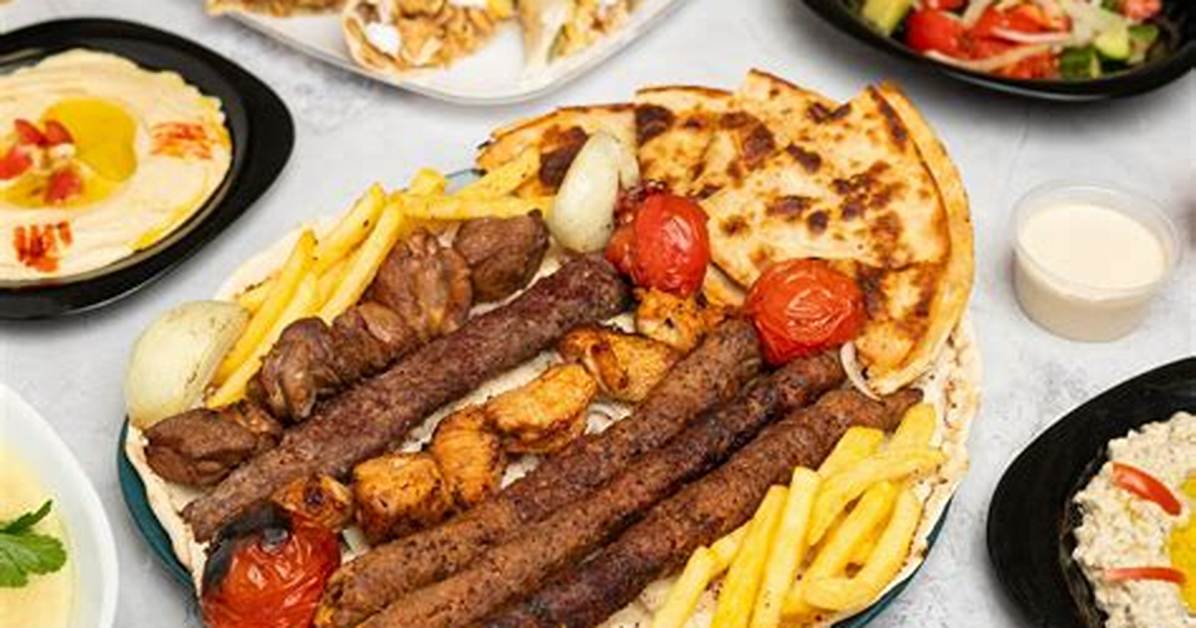 What an Authentic Halal Mashawi Platter Really Looks Like Smoked Meats Dips And