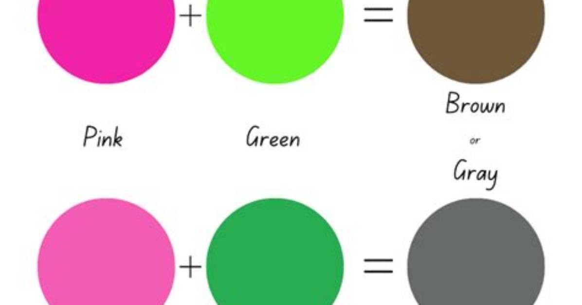 What Color Does Pink and Green Make the Complete Paint Mixing