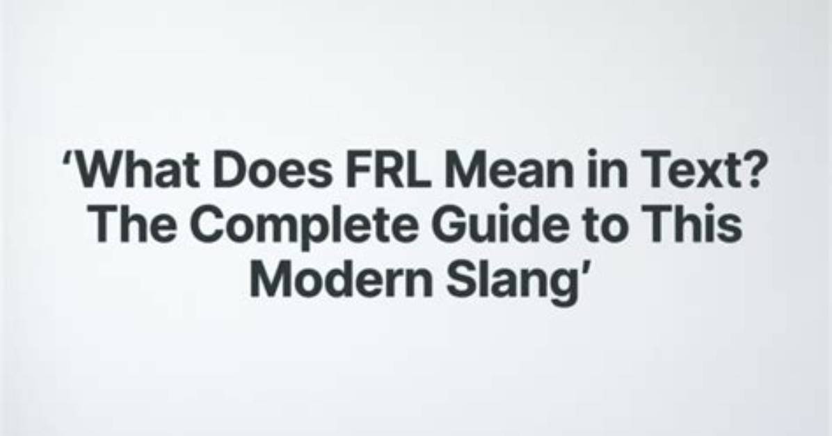 What Does Cfws Mean in Text Complete Meaning Usage And