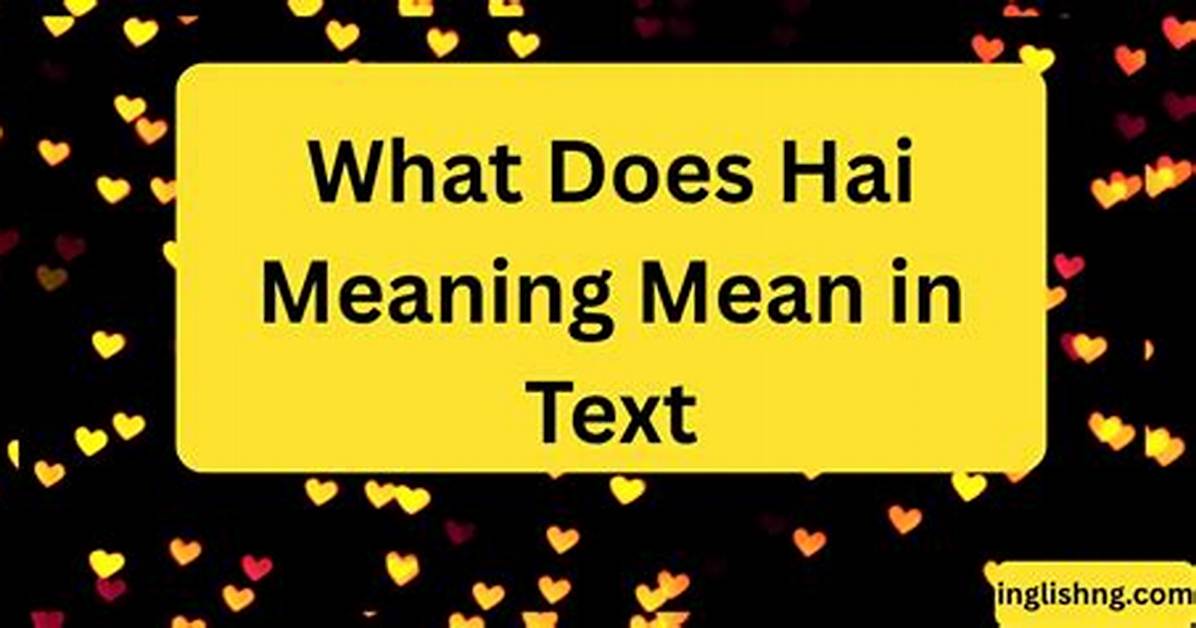 What Does Hai Hai Actually Mean the Viral Confusion Sparking Global