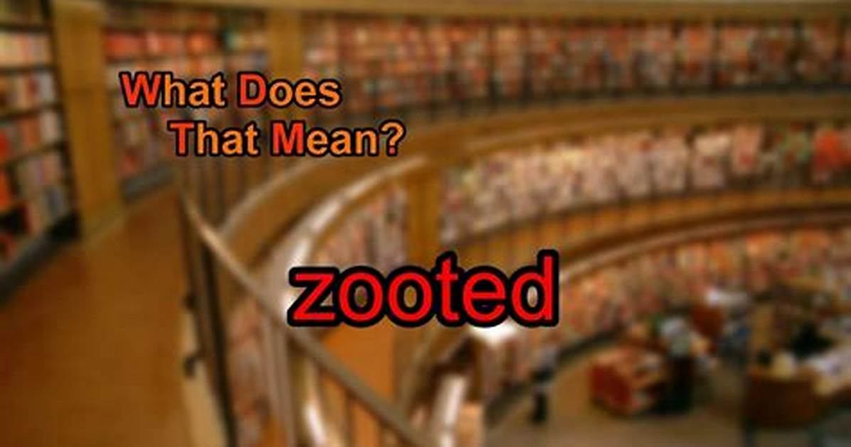 What Does Zooted Actually Mean the Wild Slang Word Taking Over