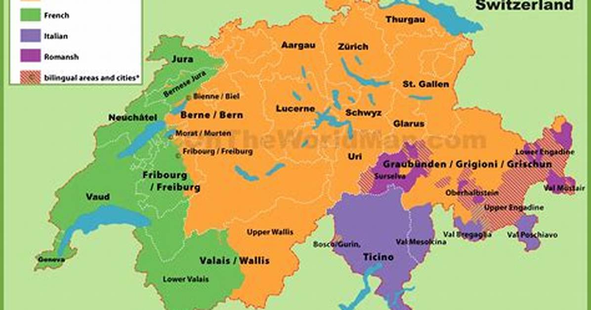 What Language Is Spoken in Switzerland Canton Breakdown And