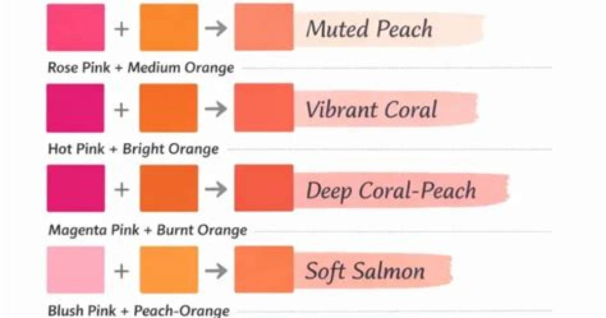What Pink and Orange Really Make When Mixed the Secret