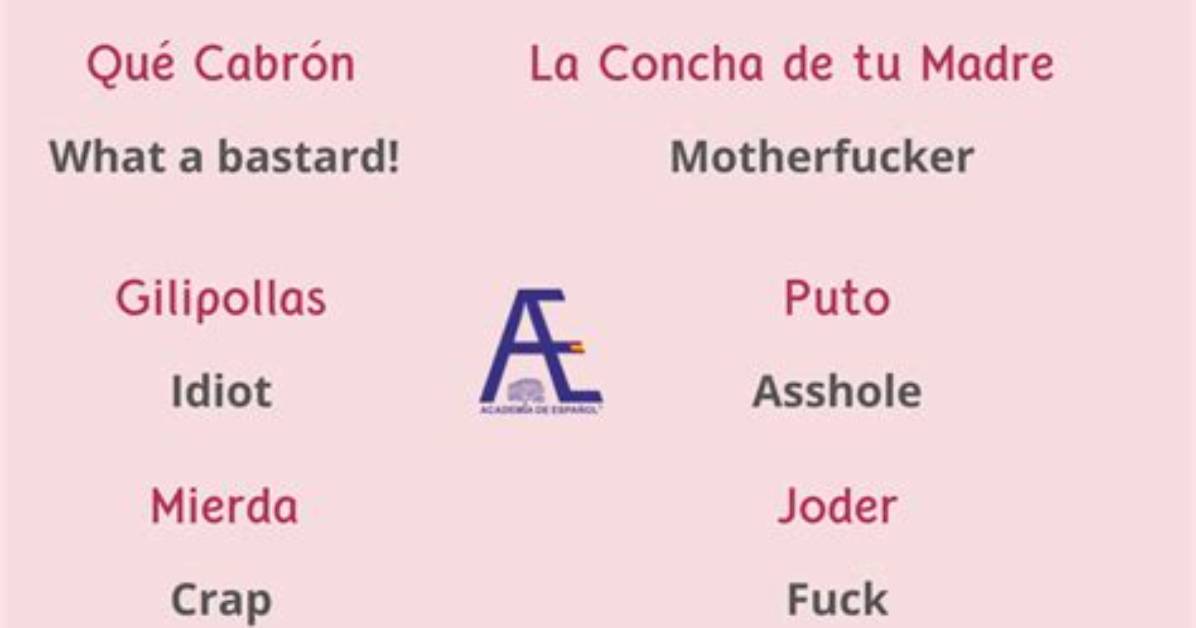 Where Do Spanish Bad Words Come from the Surprising Etymology Behind The