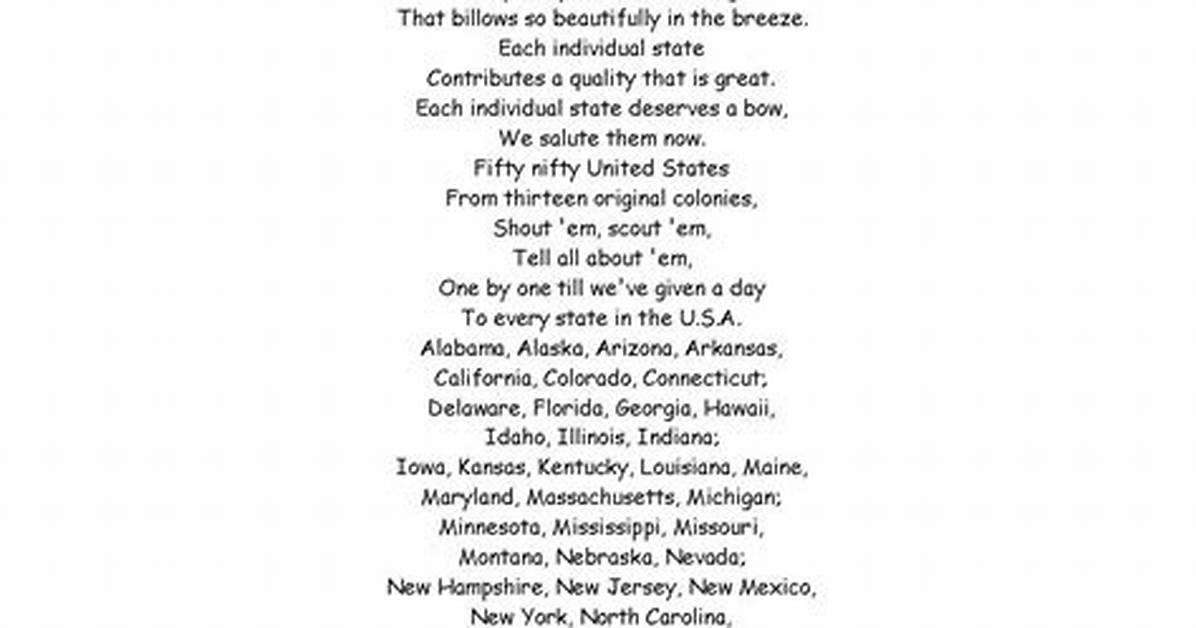 Who Wrote 50 Nifty United States Clearing up the Famous Name Confusion And