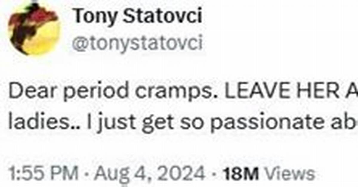 Why Dear Period Cramps Leave Her Alone Blew up Across