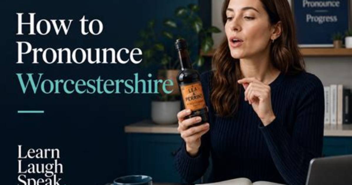 Why Is Worcestershire So Hard to Pronounce the Linguistic