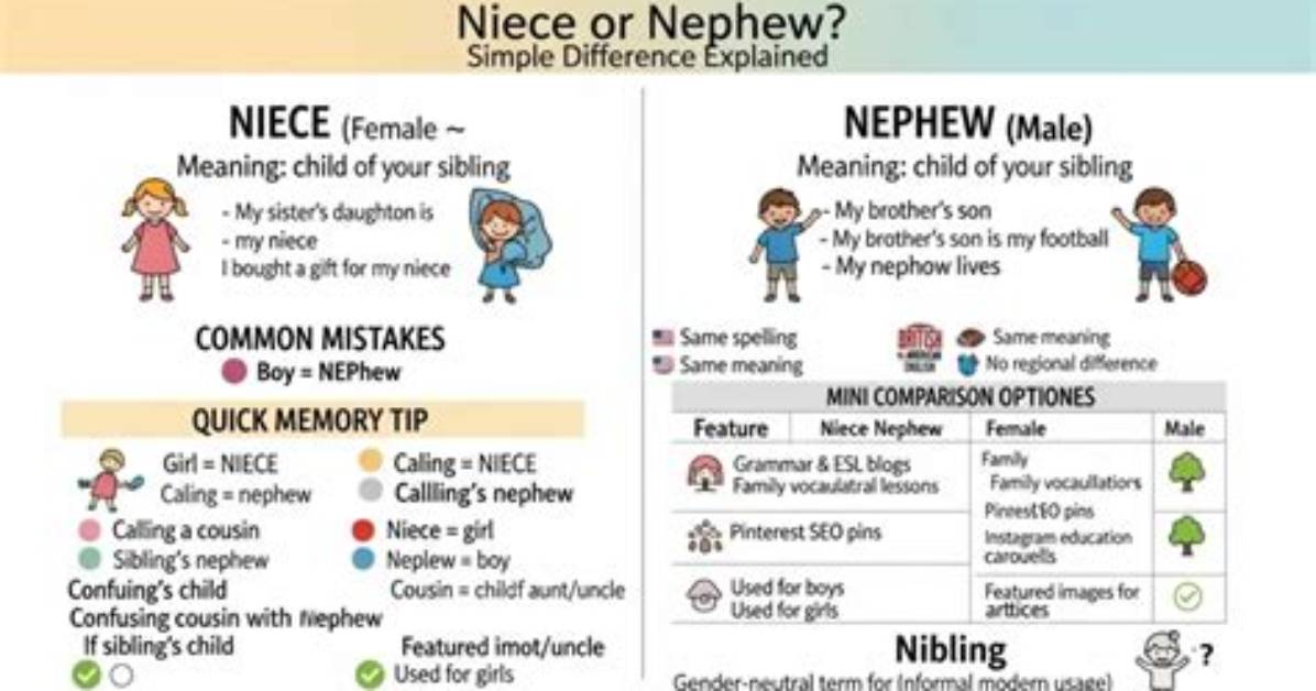 Why Millions Mix up Niece and Nephew the Common Mistake Spanish