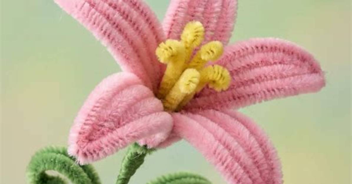 Why Pipe Cleaner Lilies Are Taking over Diy Decor