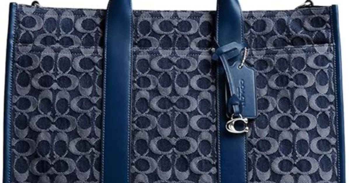 Why the Coach Men S Signature Denim Small Tour Tote Bag Sold Out