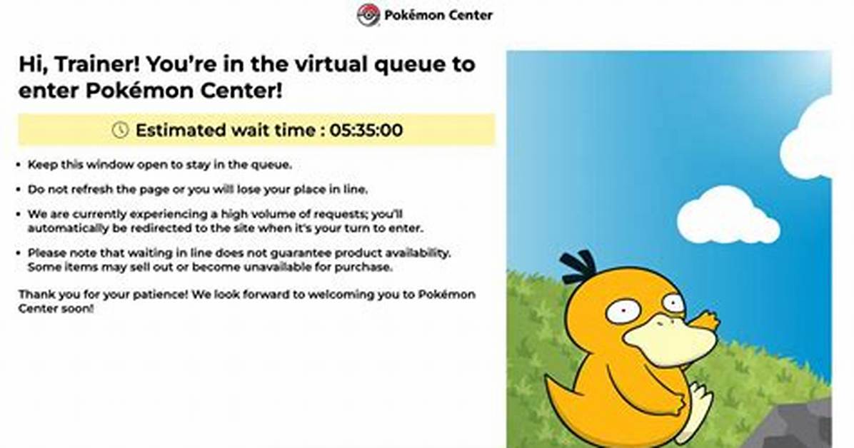 Why the Pokemon Center Digital Queue Is Trapping Thousands of Fans In