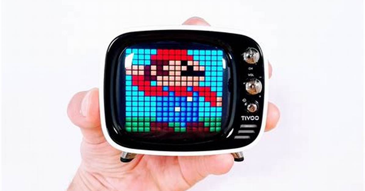 Why the Retro Tv Pixel Display Is Taking over Viral Desk