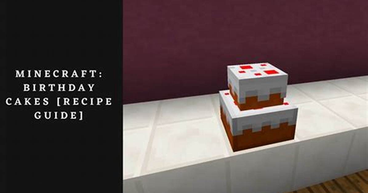 Why Your Minecraft Pc Cake Recipe Isn T Working Common Crafting Glitches And